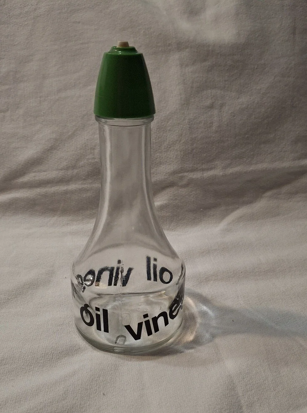 Vintage 1970s Oil And Vinegar Shaker Bottle By Gemco- Mid Century Modern